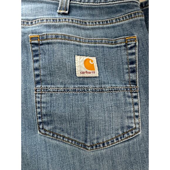 Carhartt Mens Size 40x32 Denim Relaxed Fit Classic Jeans - Picture 4 of 7